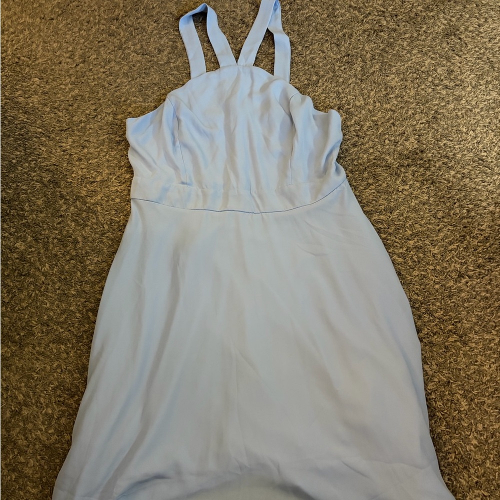 Light Blue Sleeveless Dress